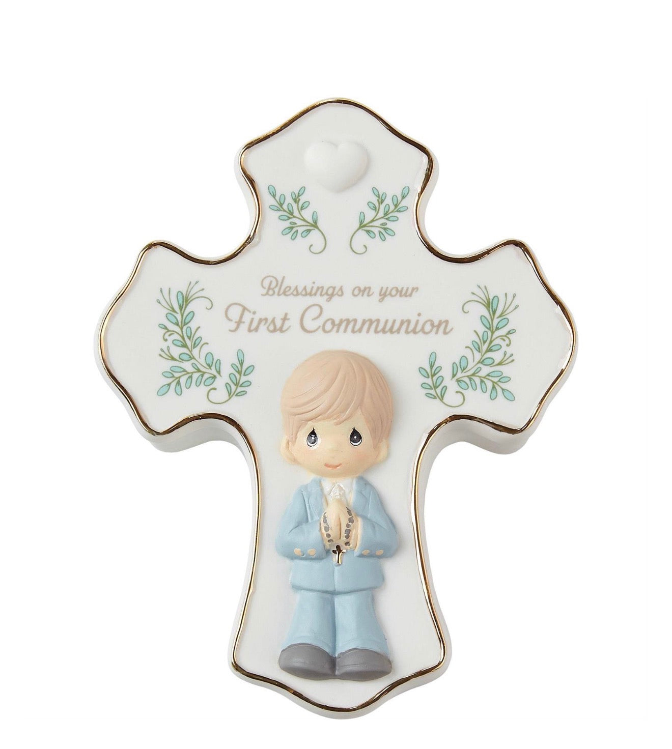 Cross Communion Rosary Box-Boy