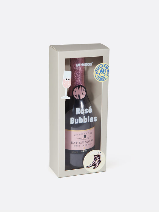 Rosé Bubbles Socks by Eat my Socks
