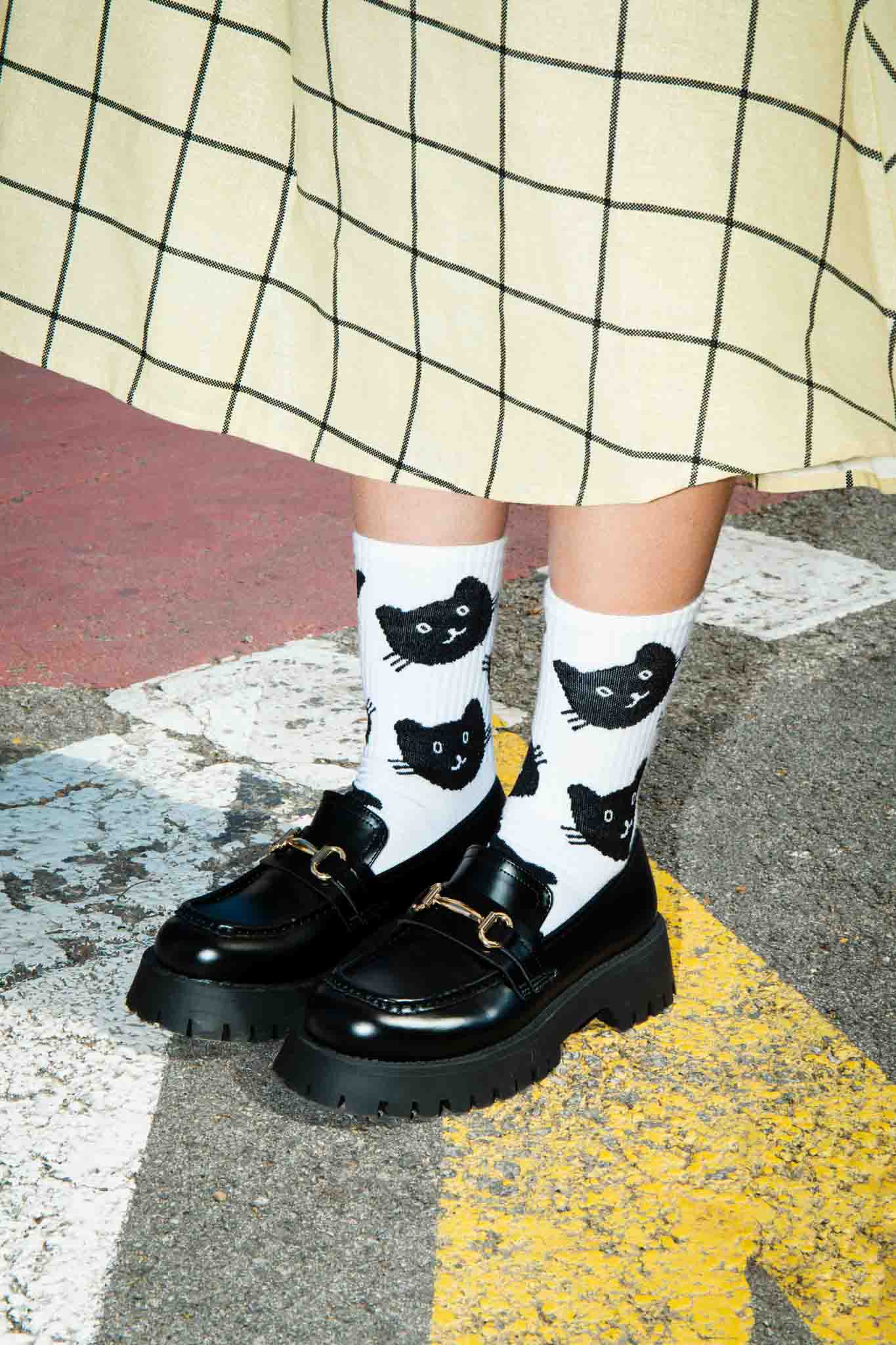 Cat Socks, Catitude is Everything by Eat my Socks