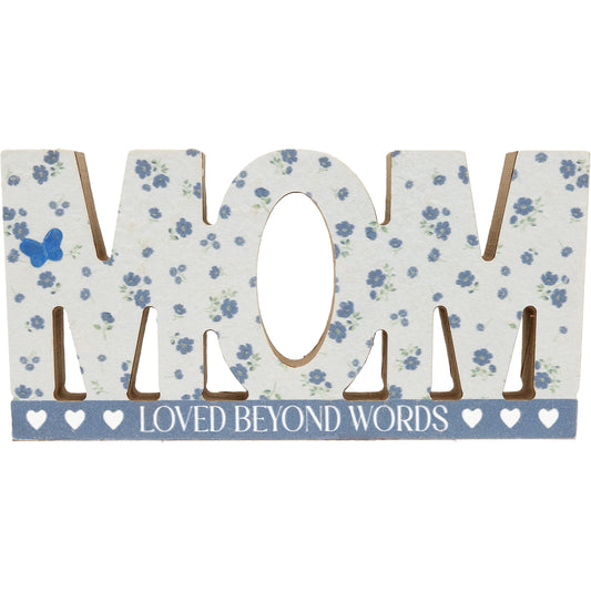 Mom - 3.75" MDF Mom Plaque
