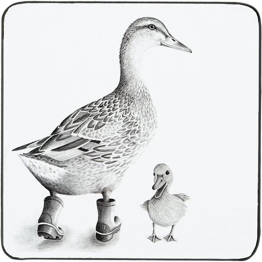 Ducks - 4.25" Coaster