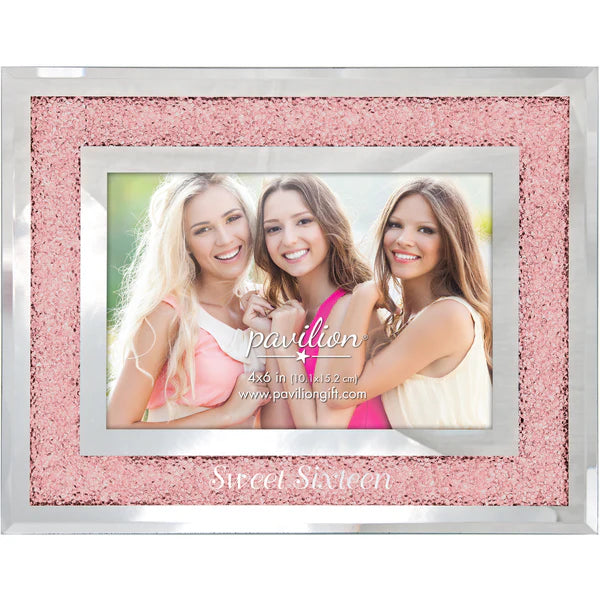 SWEET SIXTEEN 7.25" X 9.25" FRAME (HOLDS 4" X 6" PHOTO)