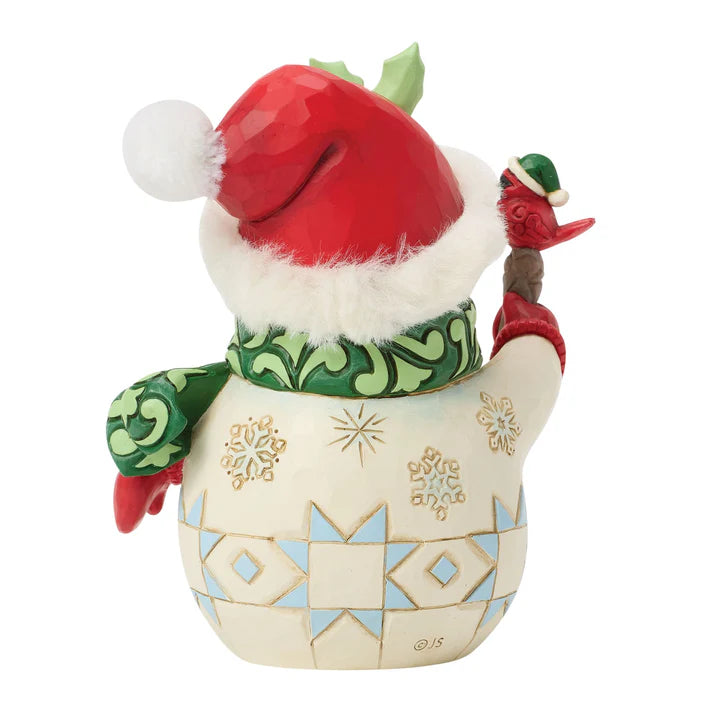 Snowman Bird on Stick