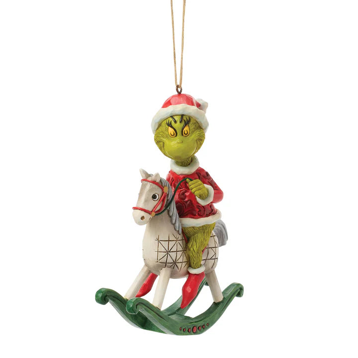 Grinch on Rocking Horse