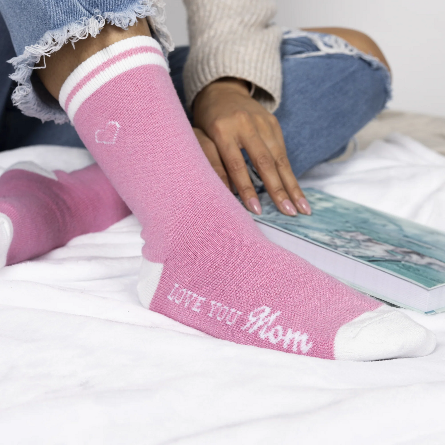 Mom, Ladies Crew Socks