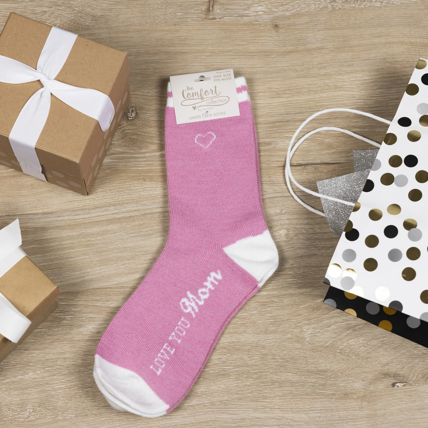 Mom, Ladies Crew Socks