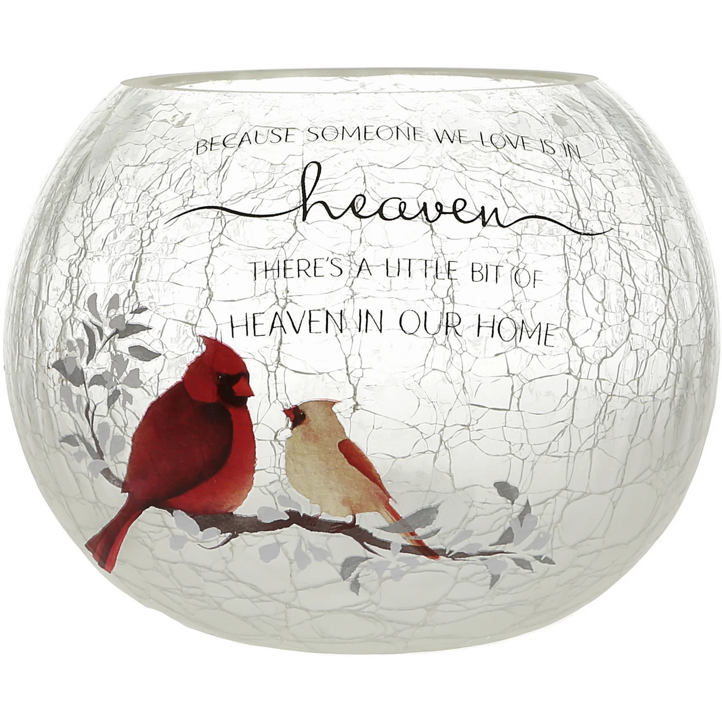 HEAVEN IN OUR HOME 5" ROUND VOTIVE HOLDER