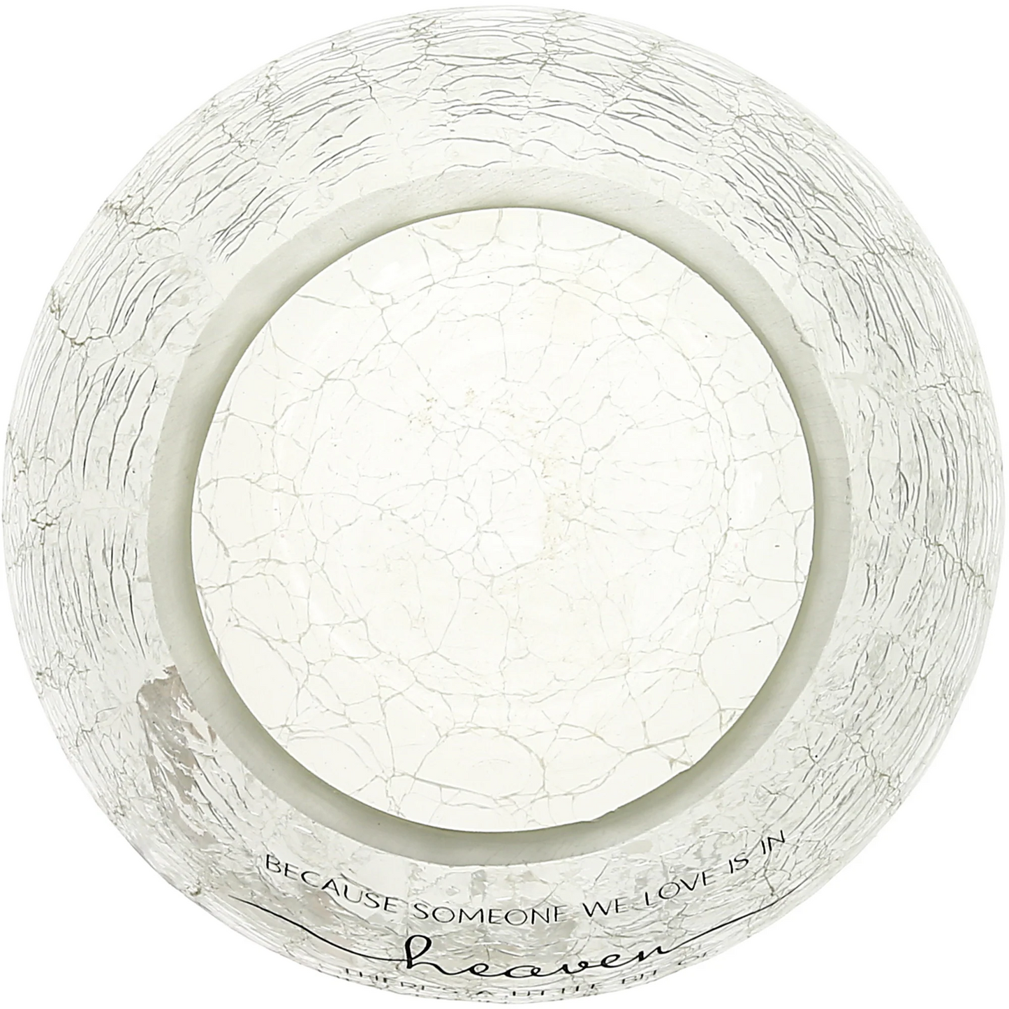 HEAVEN IN OUR HOME 5" ROUND VOTIVE HOLDER