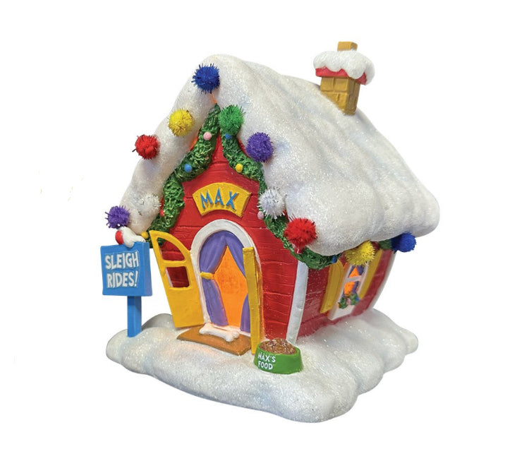 Grinch Village Max’s Sleigh Rides Set of 2