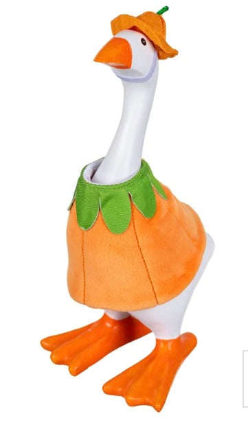 Gordy the Desktop Goose Hillside Pasture Table Decor Fabric Accessory Set, Pumpkin