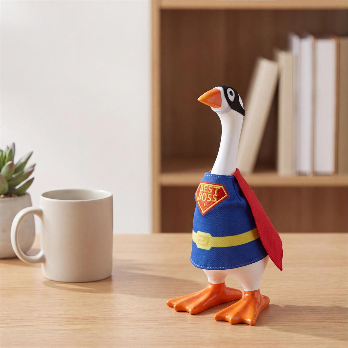 Gordy the Desktop Goose Hillside Pasture Table Decor Fabric Accessory Set, Best Boss
