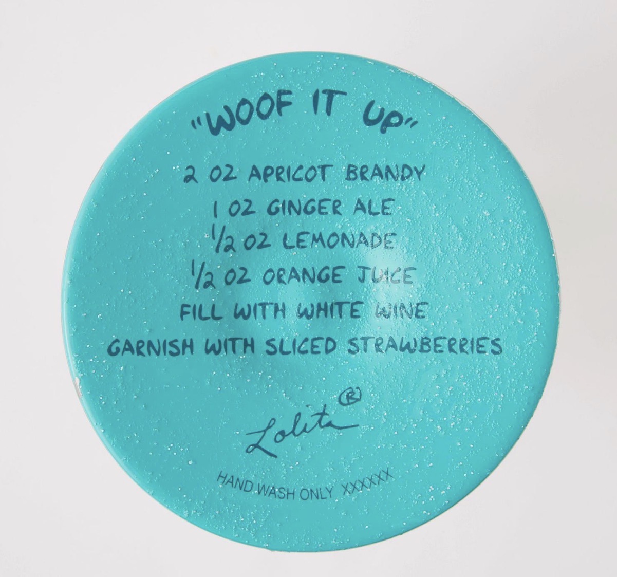 Woof it Up Wine Glass by Lolita