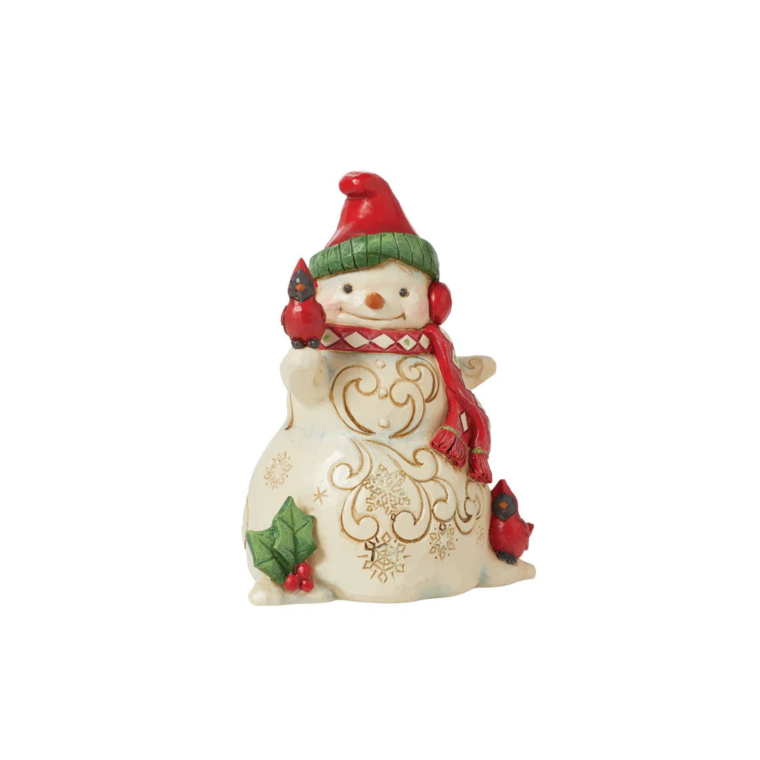 Snowman with Earmuffs Figurine by Jim Shore