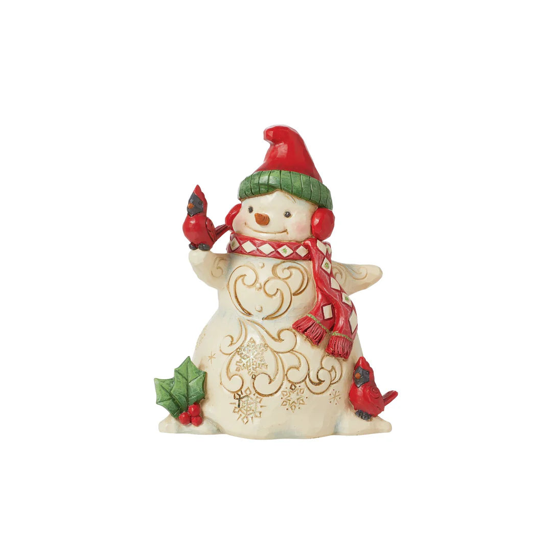 Snowman with Earmuffs Figurine by Jim Shore