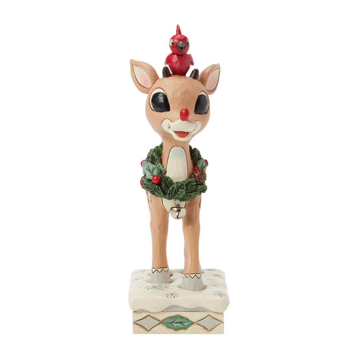 Woodland Rudolph with Red Bird #6017192
