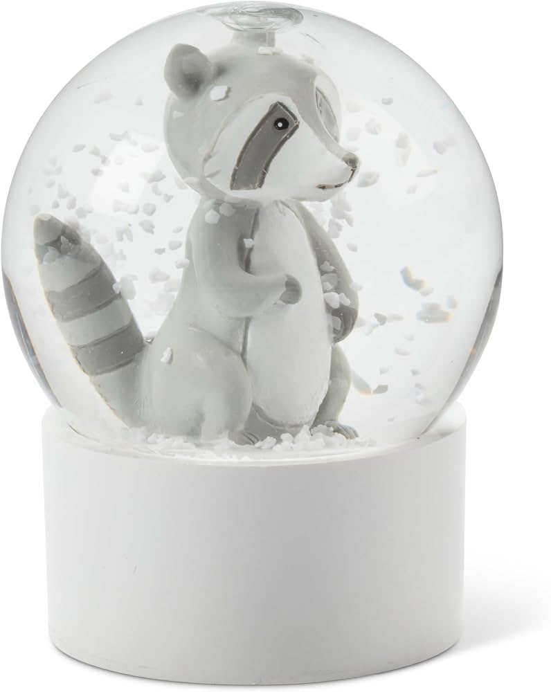 Raccoon small snow globe #27-SHAKE-3306