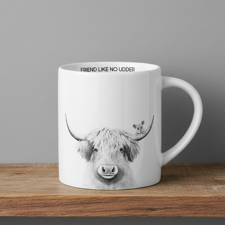 Friend like no udder - 17 oz Mug
