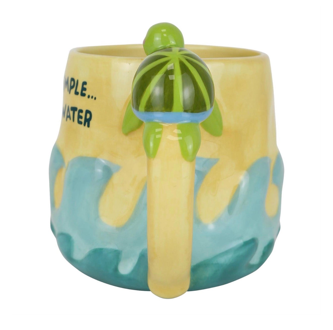 Turtle Sculpted Mug, 20 Ounces