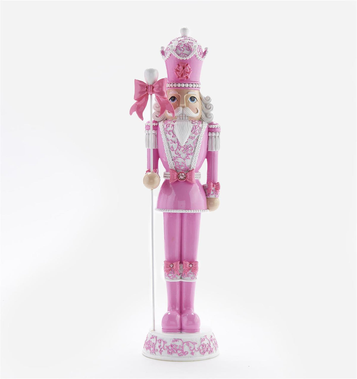 Bright Pink Nutcracker Design Figurine
