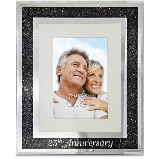 25th Anniversary - 9" x 11" Frame (Holds 4" x 6" Photo)
