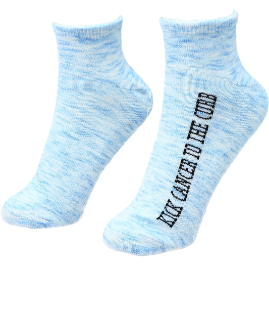 Low Cut Moisturizing Gel Socks Scented with Lavender with Sentiment, 3 Assorted (sold individually)