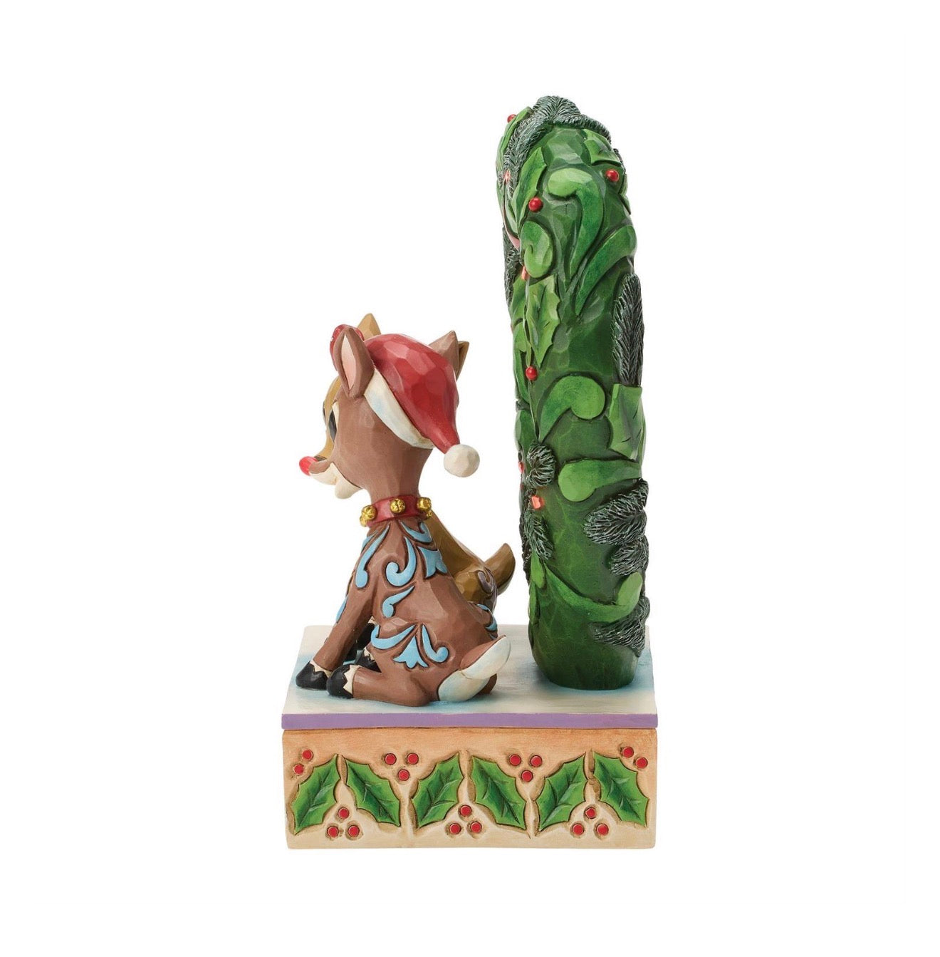 Rudolph &Clarice Heart Wreathe Figurine by Jim Shore
