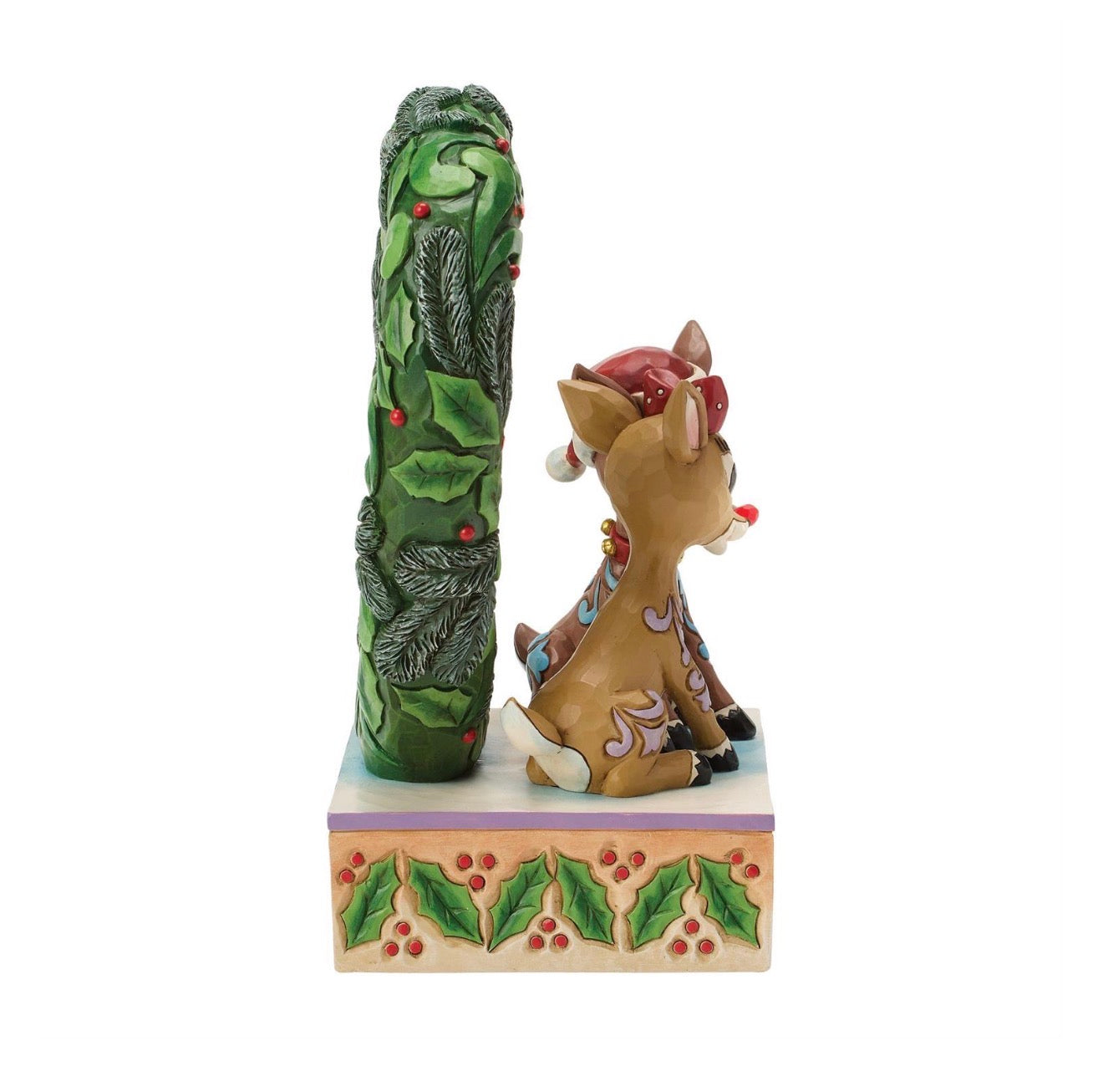 Rudolph &Clarice Heart Wreathe Figurine by Jim Shore