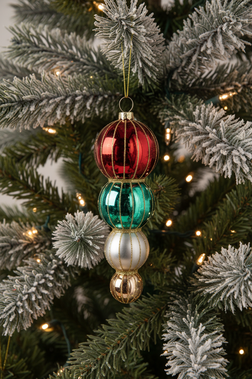 Glass Drop Ball Finial