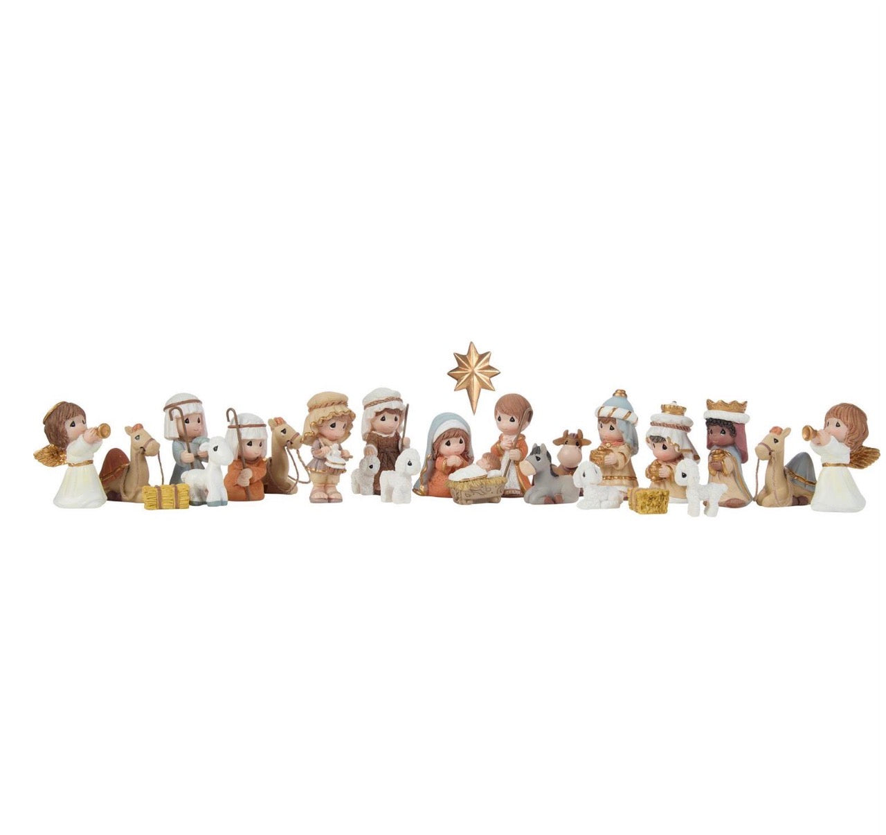 Precious Moments Nativity Advent Calendar, 25 Piece Set