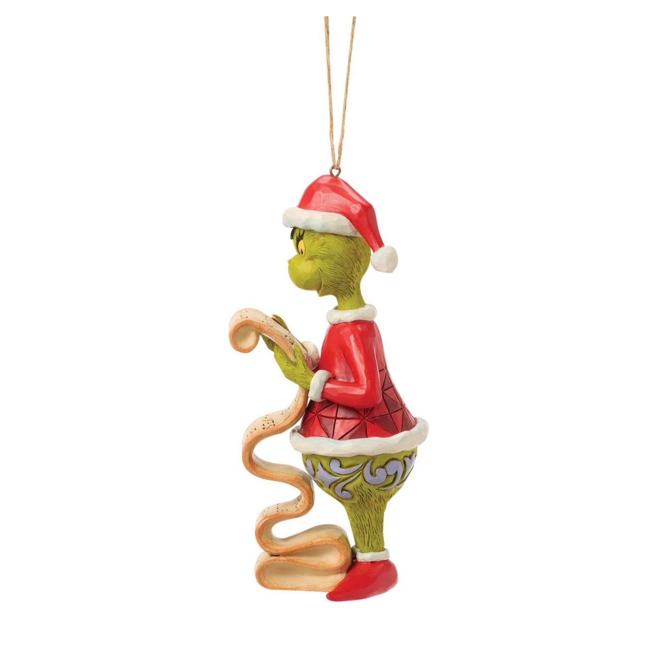 Grinch with List Ornament