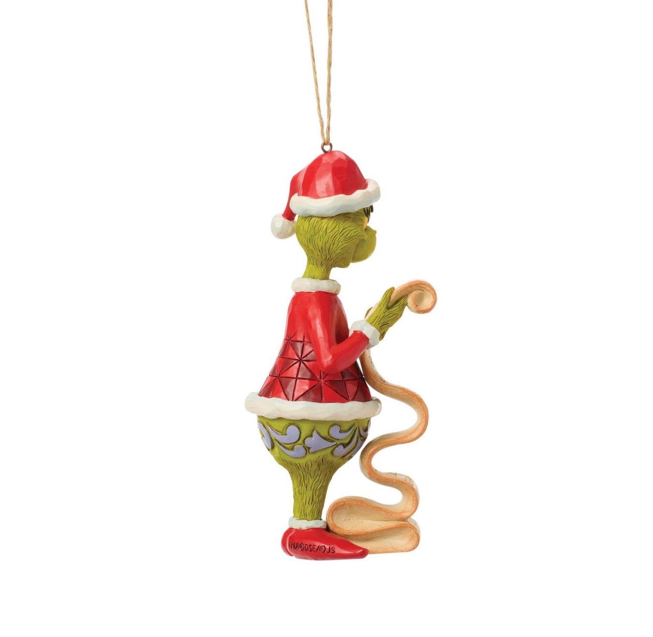 Grinch with List Ornament