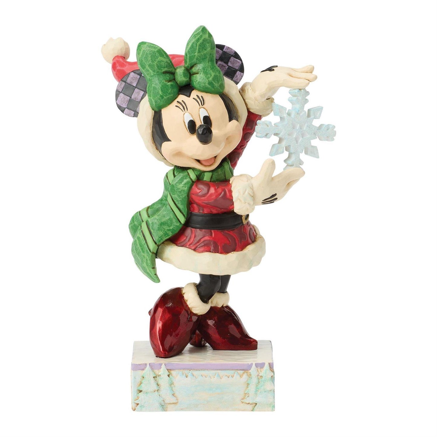 Minnie with Snowflake Figurine by Jim Shore
