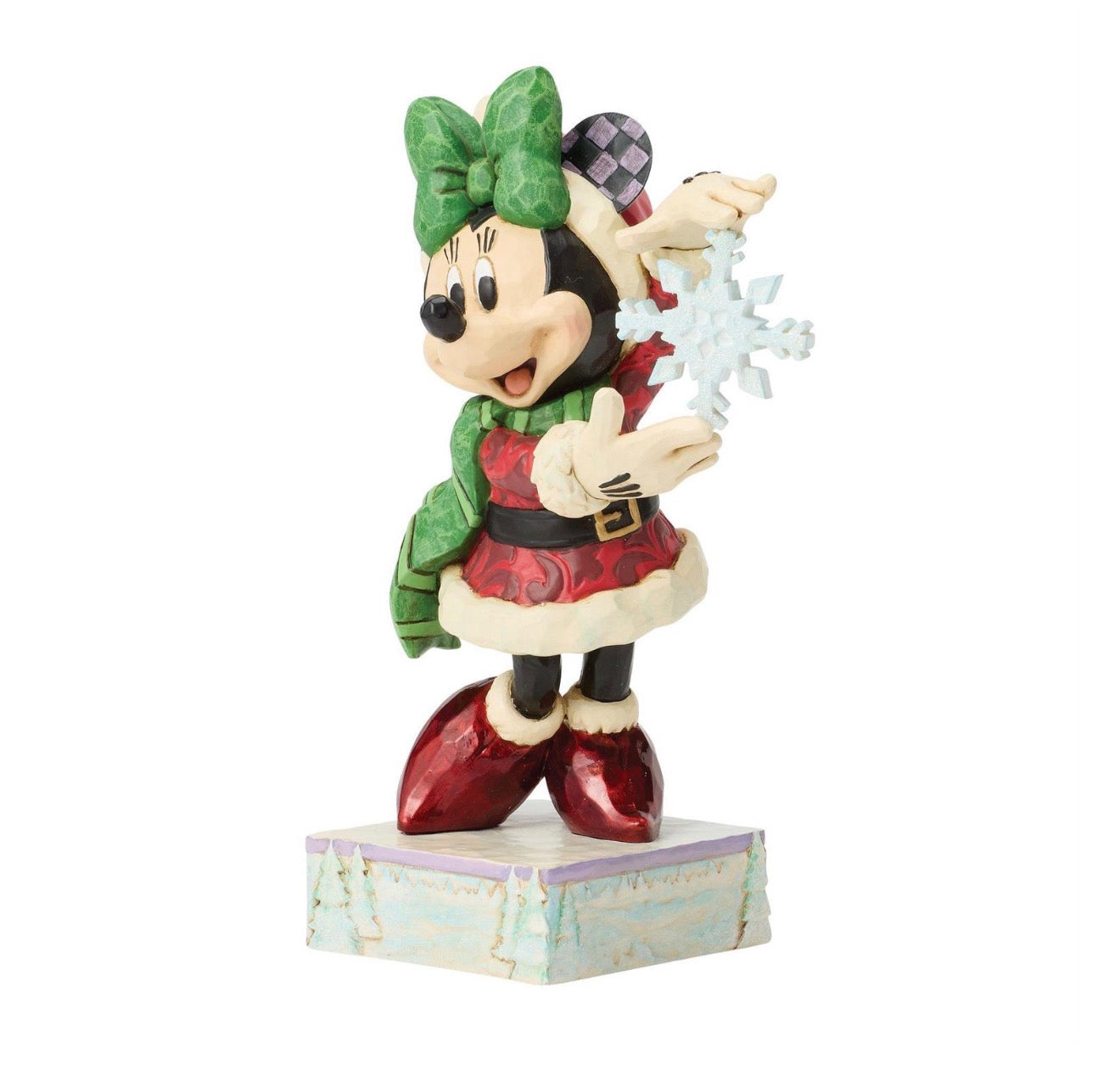 Minnie with Snowflake Figurine by Jim Shore