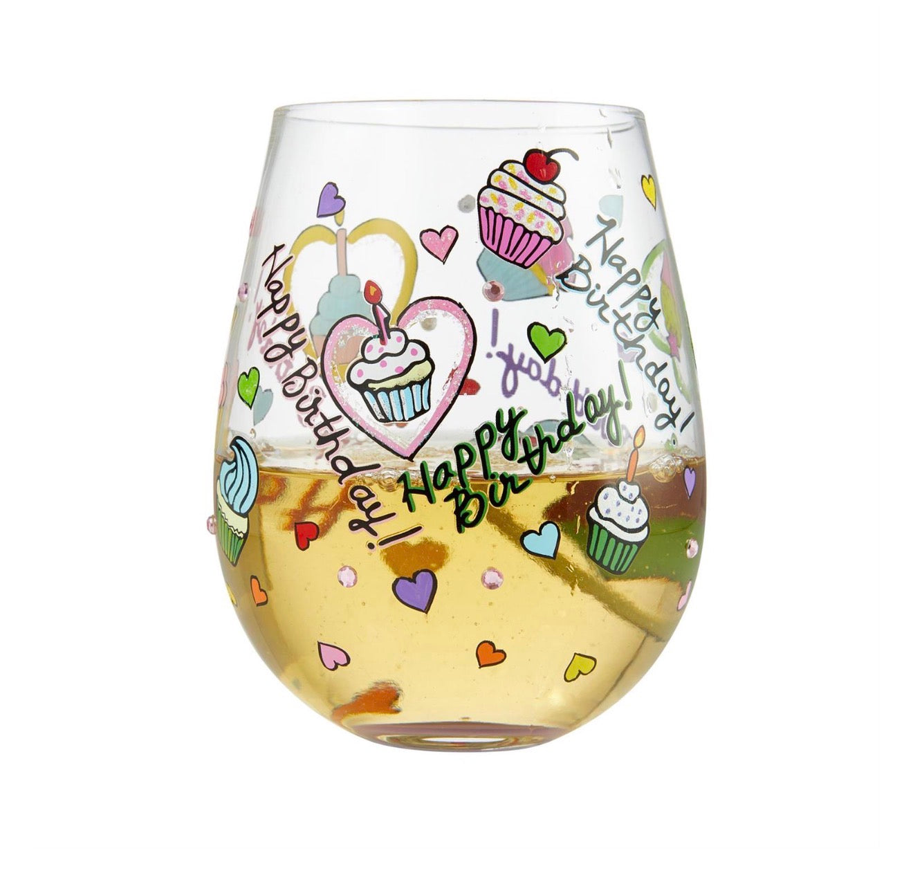 Stemless Birthday Cupcakes