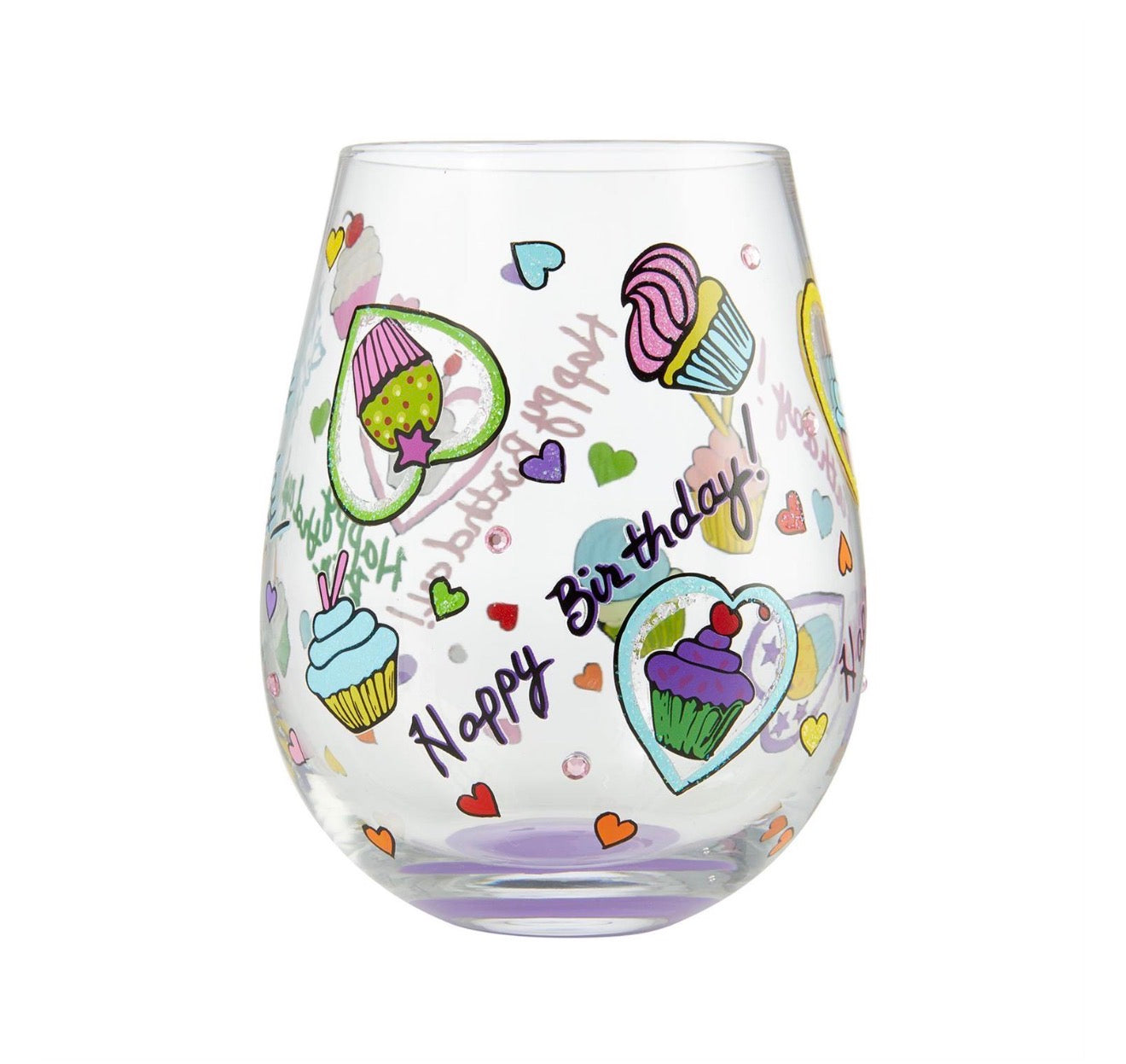 Stemless Birthday Cupcakes