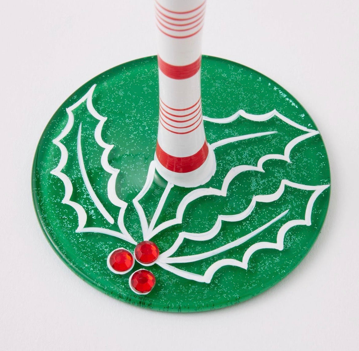 Here Comes Santa Claus Wine Glass by Lolita