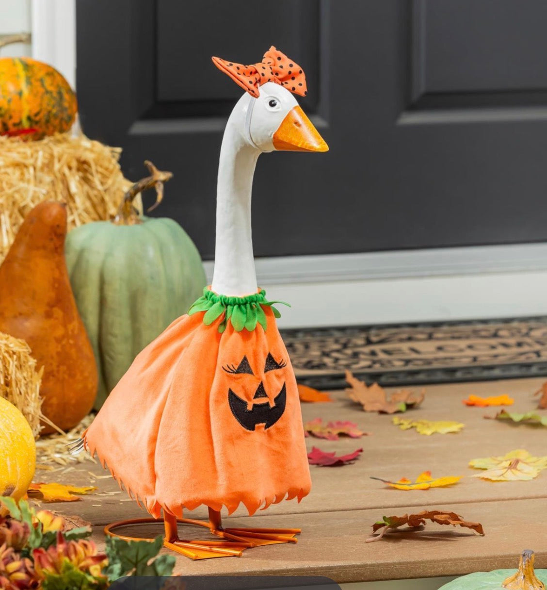 Giddy The Goose, Pumpkin Poncho