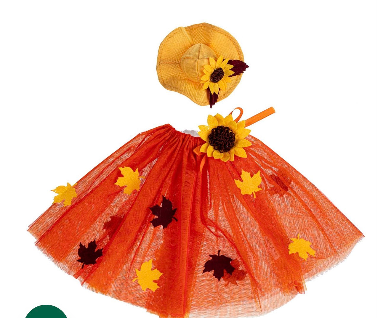 Giddy the Goose Outfit, Fall Leaf Dress