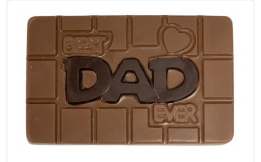 Best Dad Ever Chocolate Bar by Andea