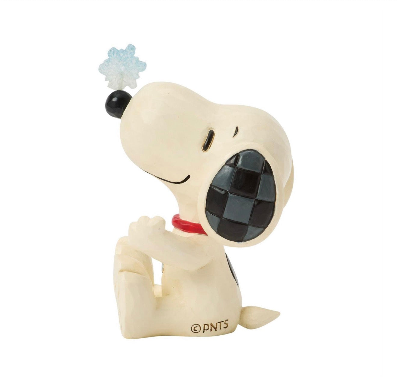 Snoopy Snowflake on Nose Mini by Jim Shore
