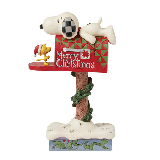 Snoopy & Woodstock Mailbox by Jim Shore