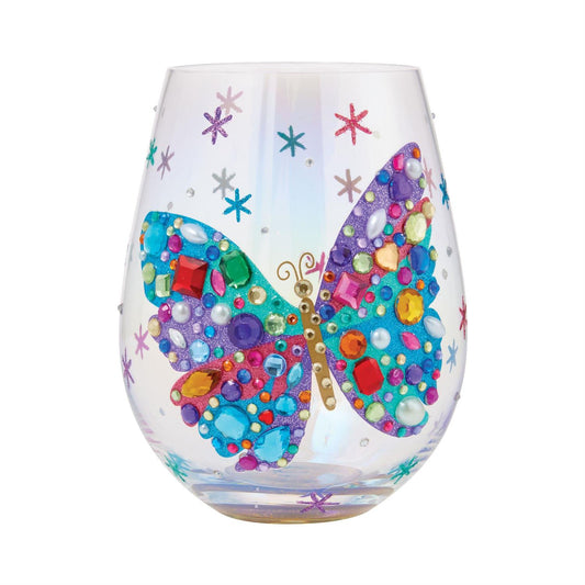 Bejeweled Butterfly Stemless by Lolita