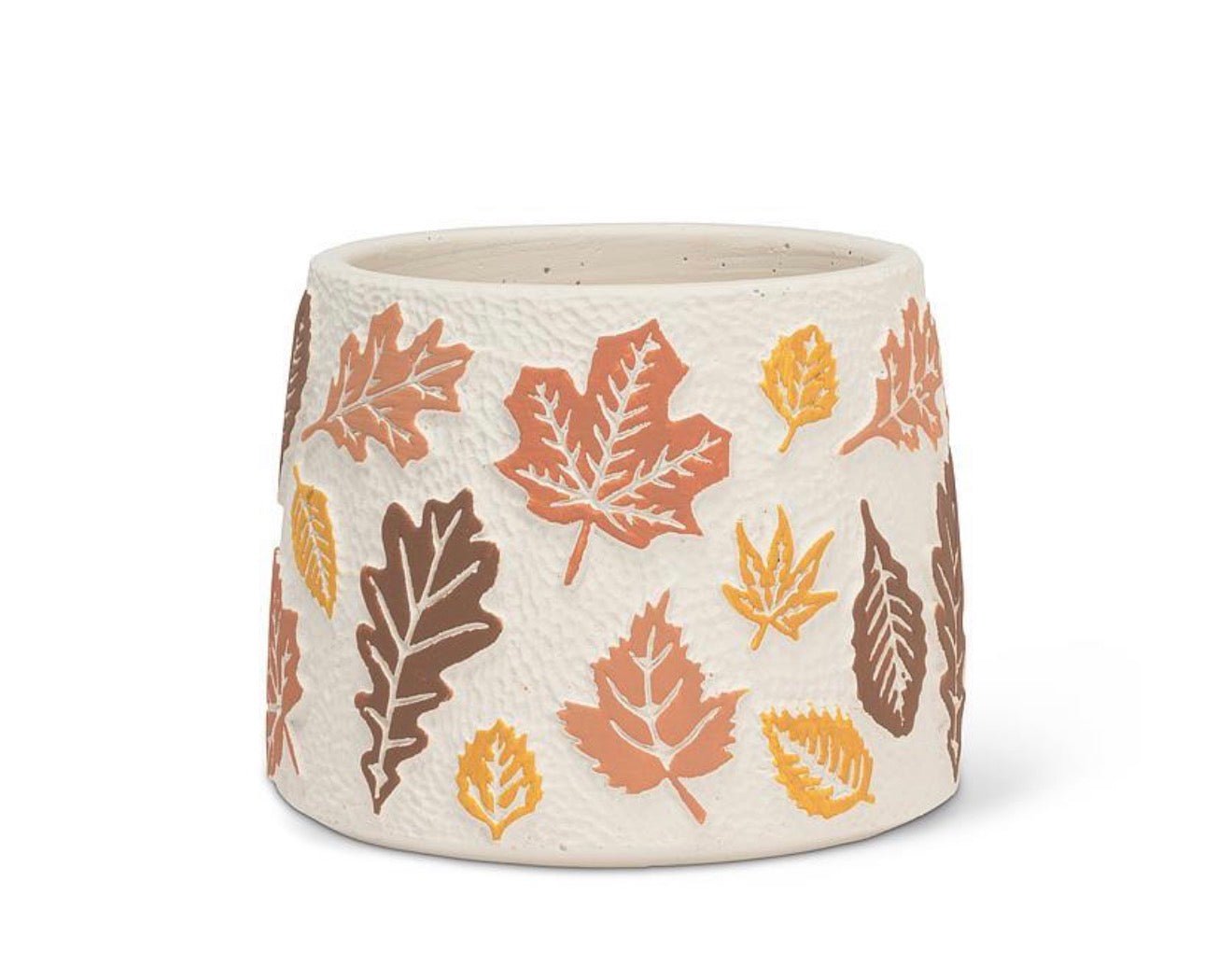 Small Fall Leaves Planter, 4 Inches High