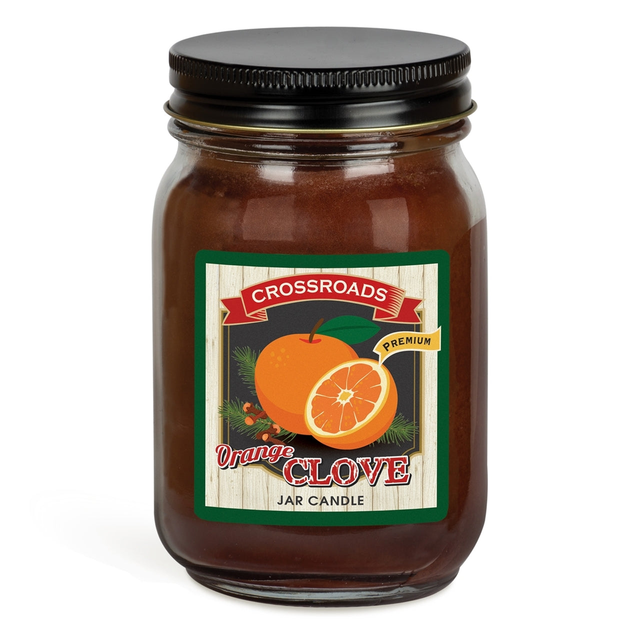 Orange Clove 12oz (Pint) Country Classics Candle by Crossroads