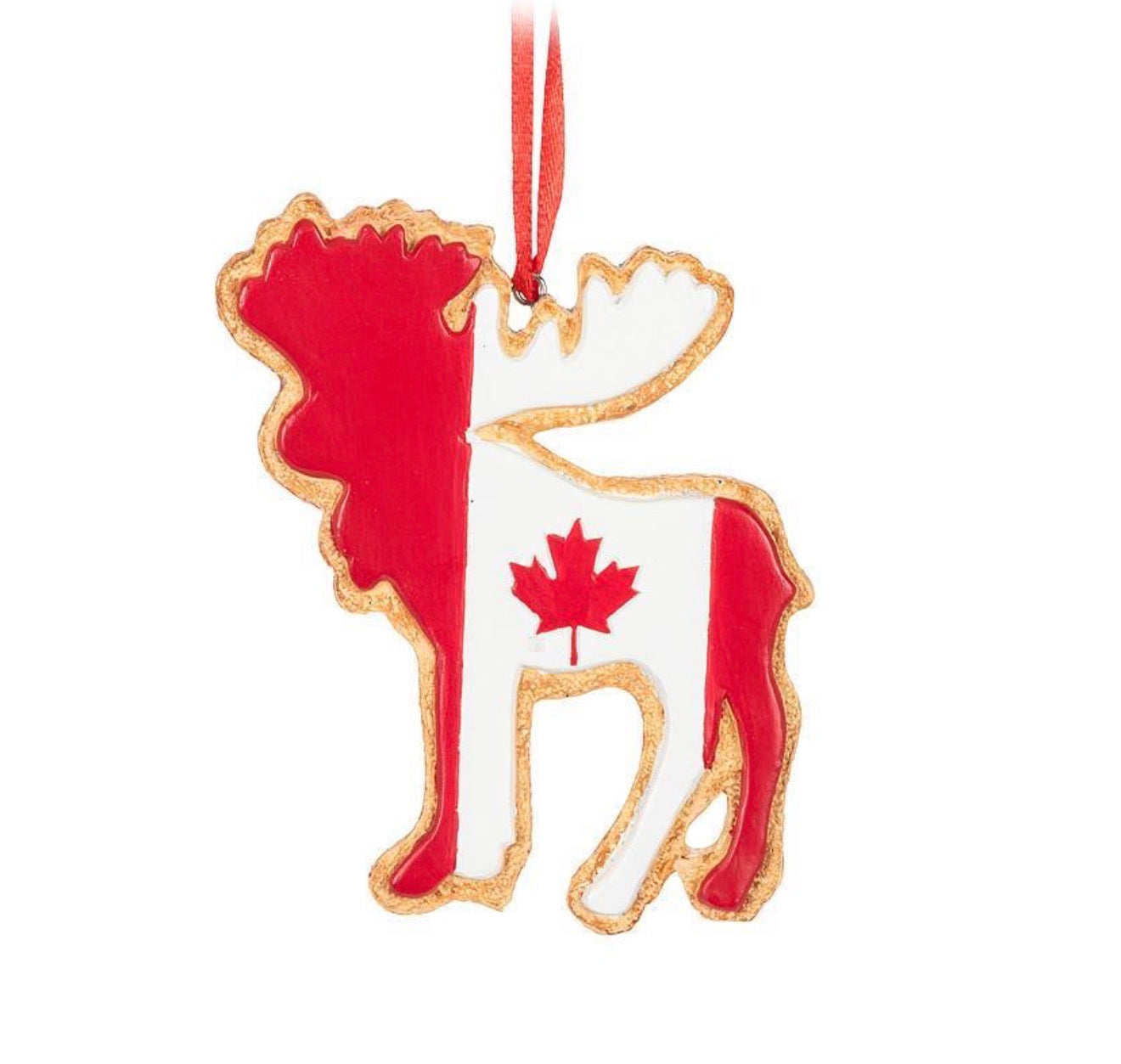 Canada Flag Animal Cookies Ornament