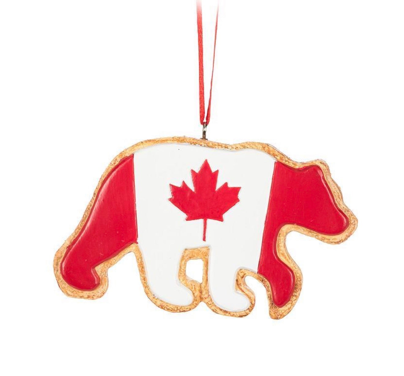 Canada Flag Animal Cookies Ornament
