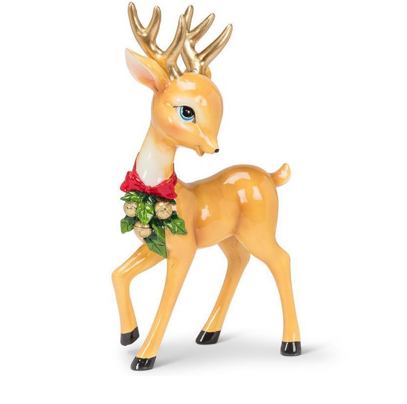 Standing Reindeer with Bow