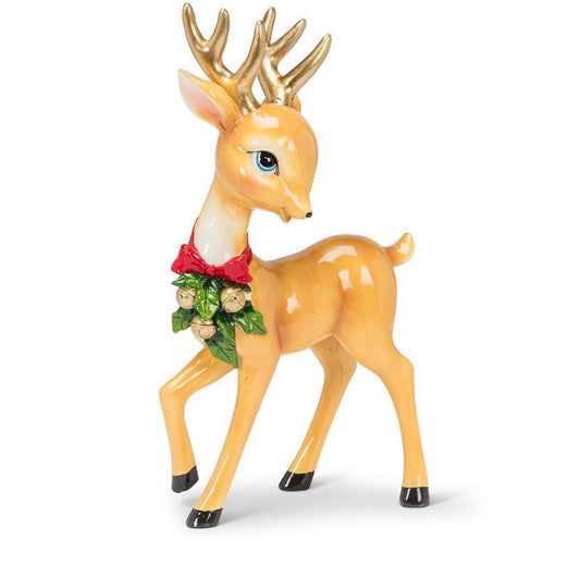 Standing Reindeer with Bow