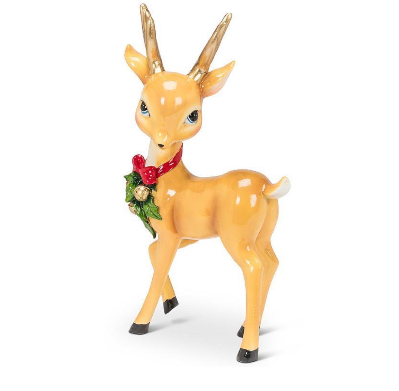 Standing Reindeer with Bow