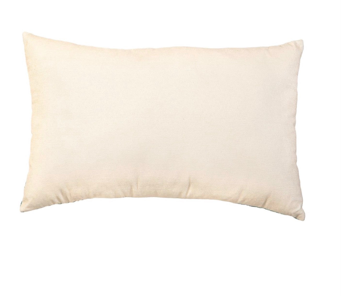 Shades of Emerald Throw Pillow Lumbar Trees, 16"L x 10"H